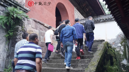 同学们在游学中